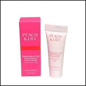 Peach & Lily Transparen C Pro Brightening Moisturizer 5ml Mini Travel Size New